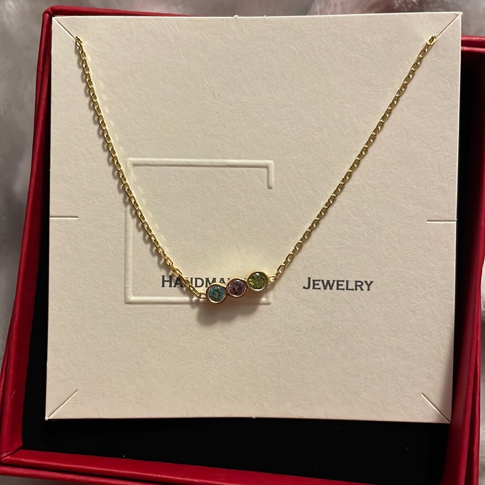 Birthstone necklace!